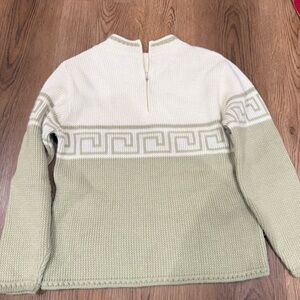 Vintage Mock Neck Knit Sweater